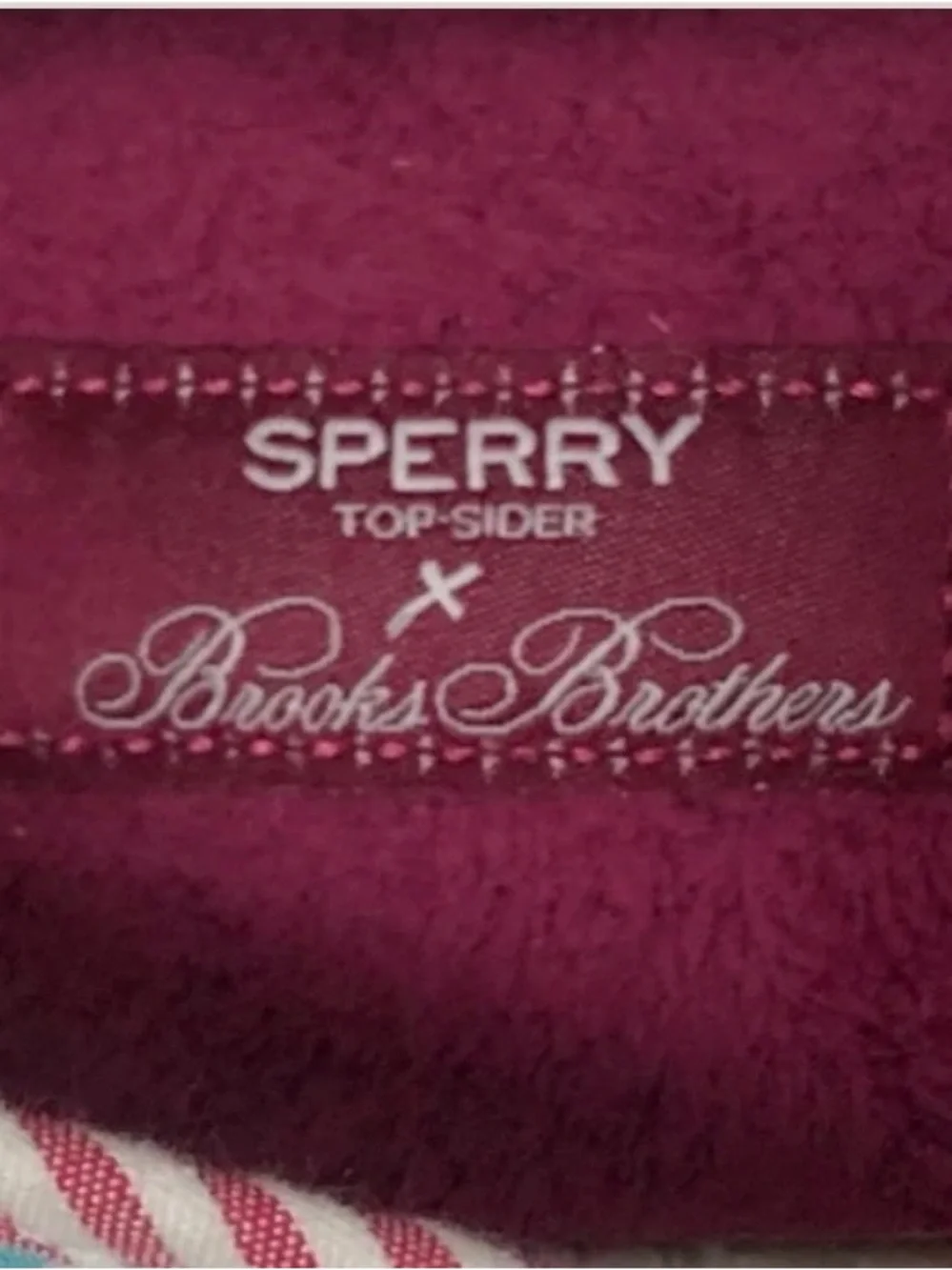 Sperry X Brooks Brothers Seersucker Men’s Striped Slip-On Boat Shoes